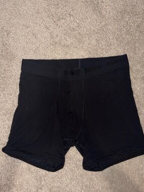 Skims Men's Black Stretch Boxer Briefs - Comfortable Everyday Support